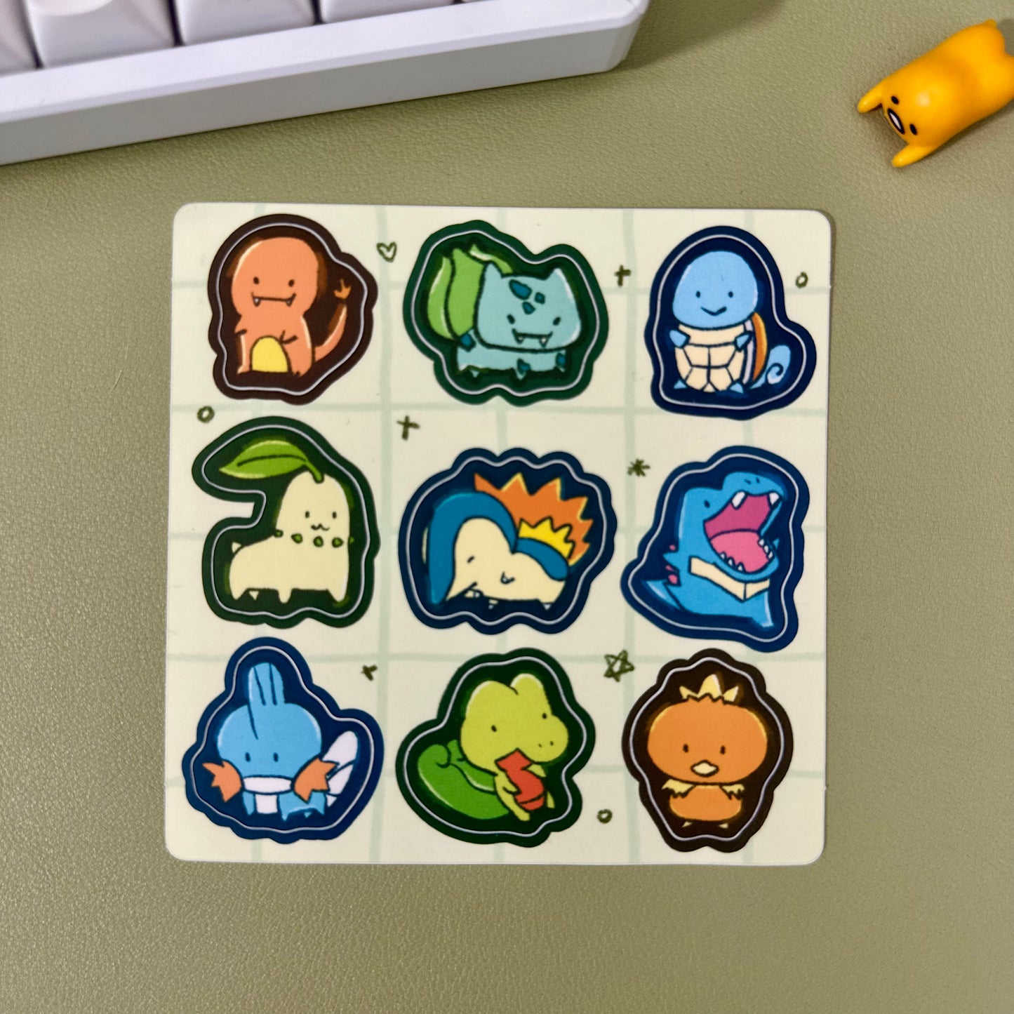 Pokemon Sticker Sheet