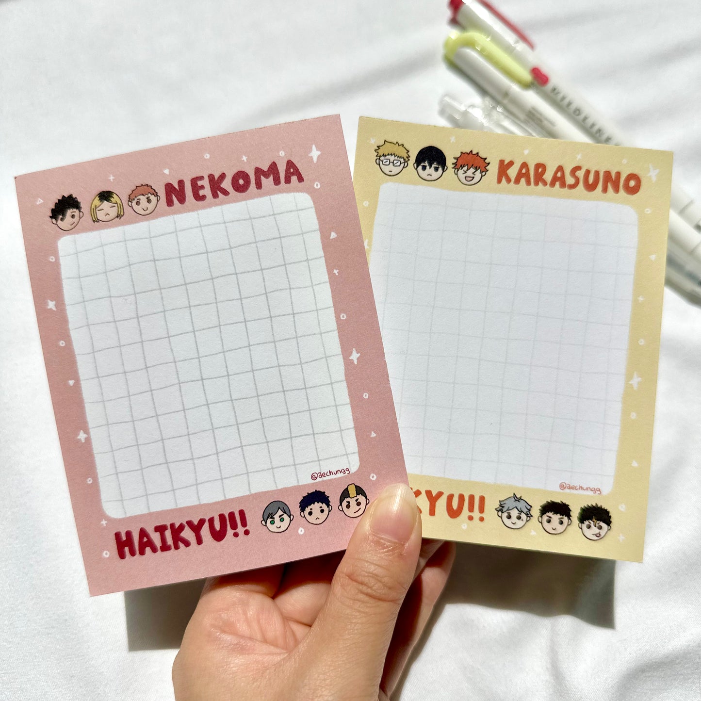 Haikyu School Notepad