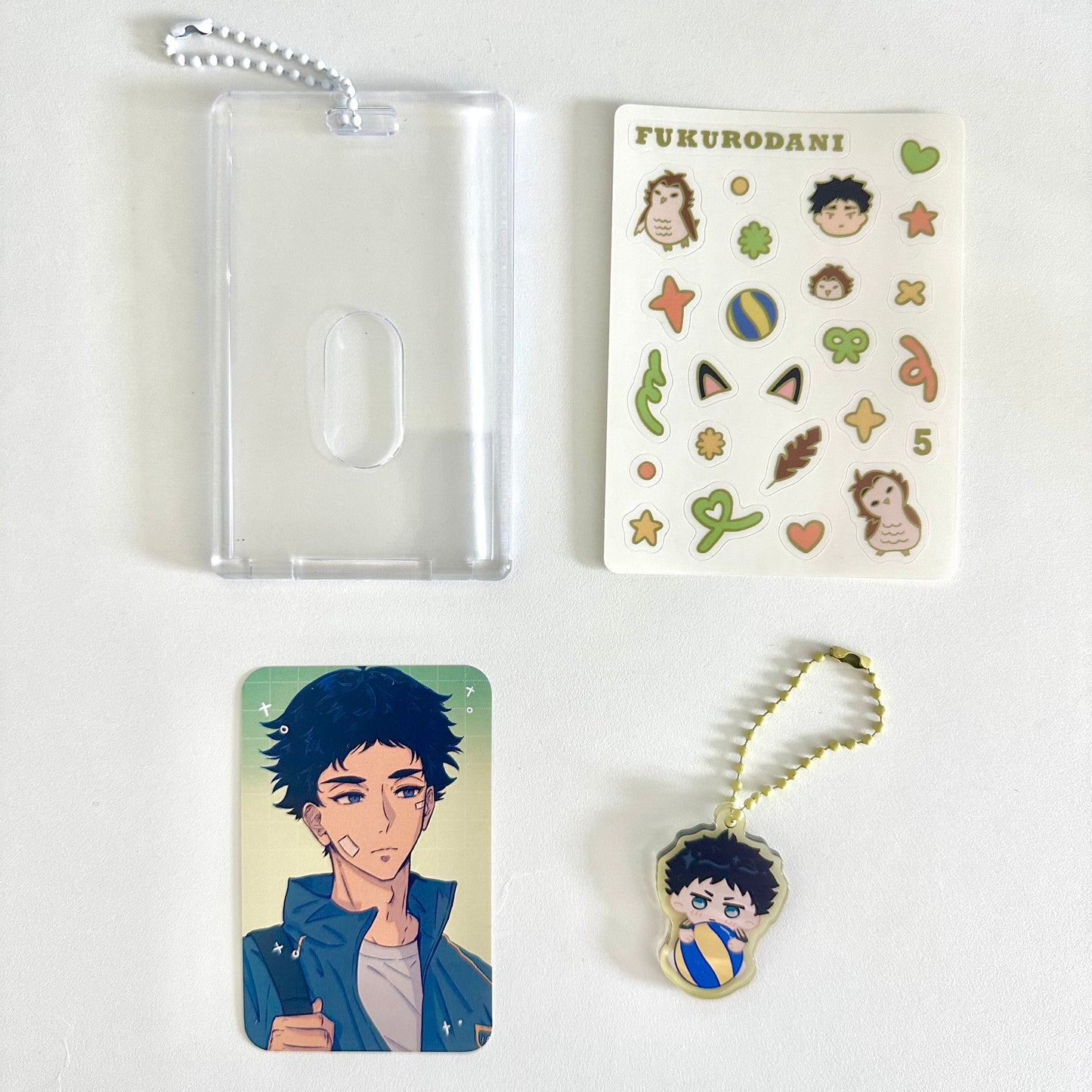 Haikyuu Sports Photocard Charm