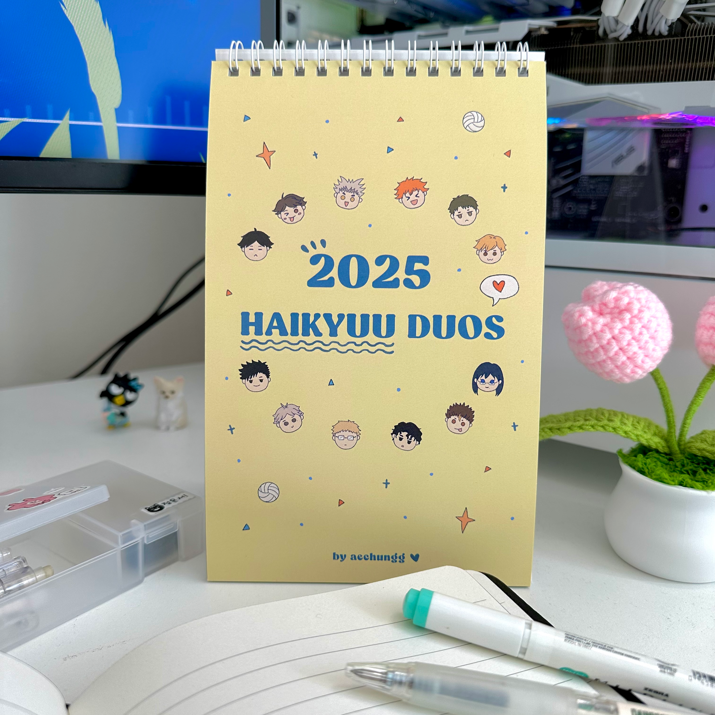 2025 Haikyuu!! Desk Calendar