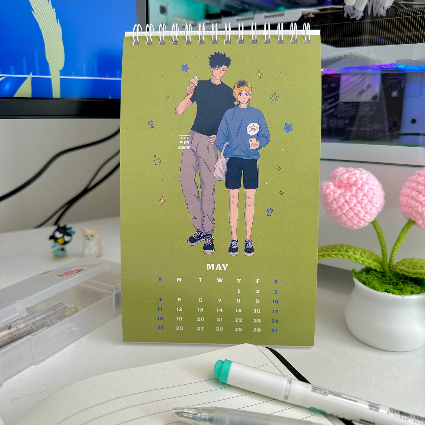 2025 Haikyuu!! Desk Calendar
