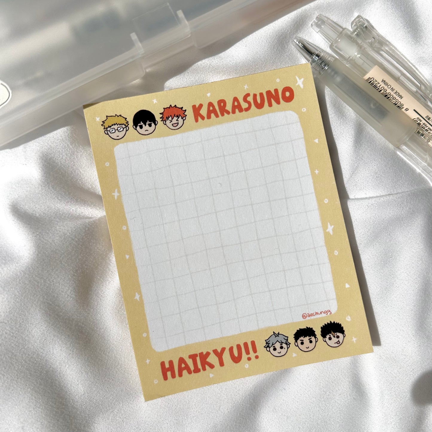 Haikyu School Notepad