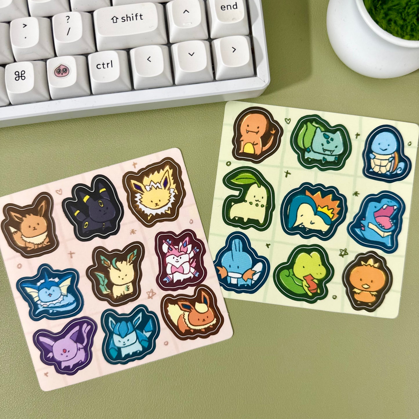 Pokemon Sticker Sheet