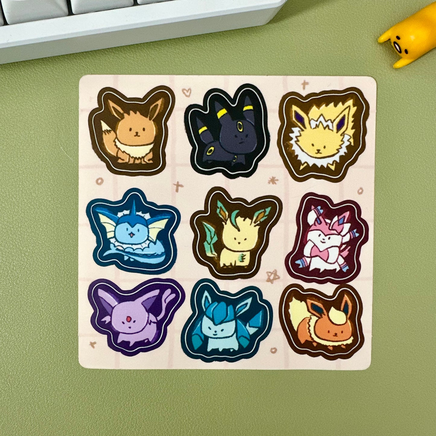Pokemon Sticker Sheet