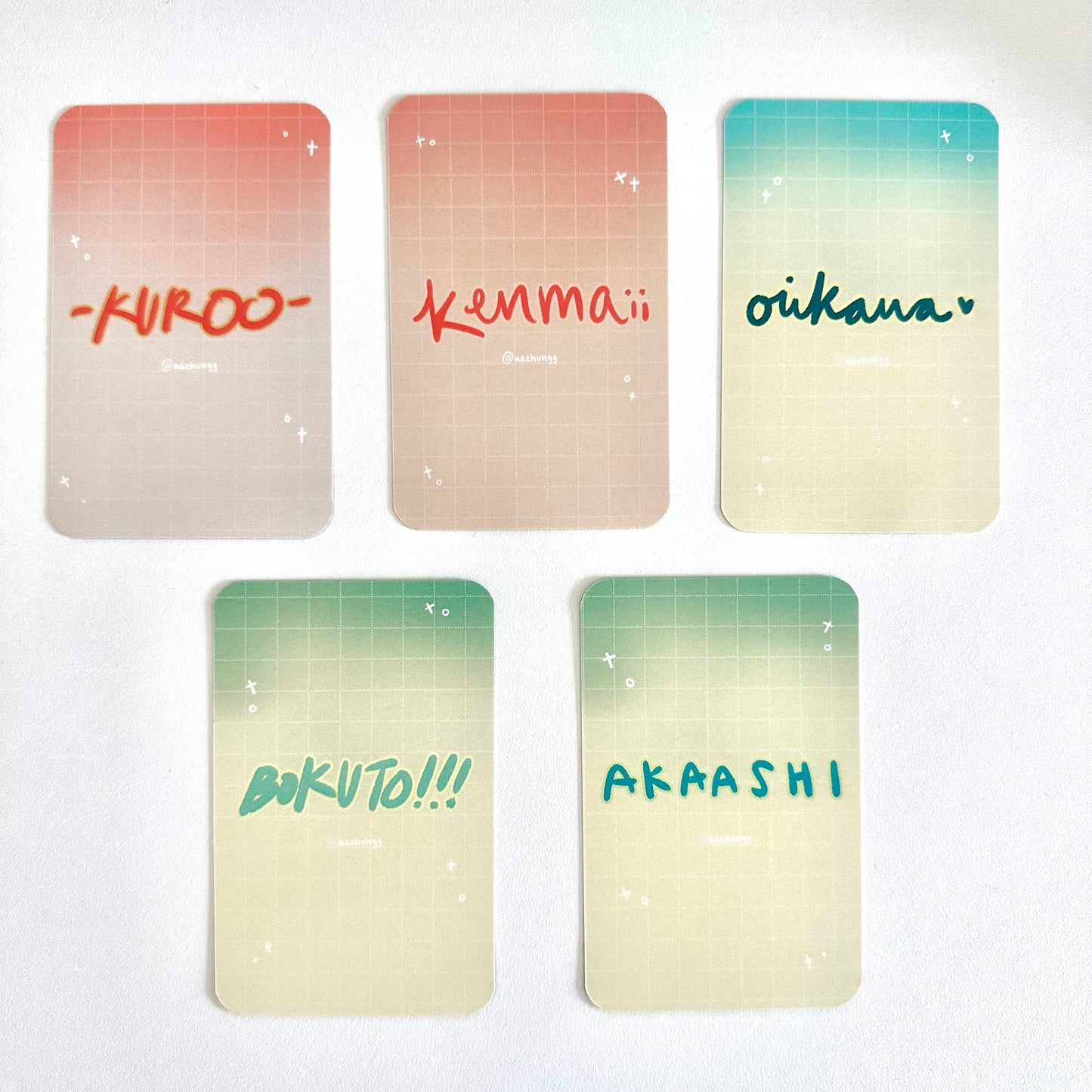 Haikyuu Sports Photocard Charm