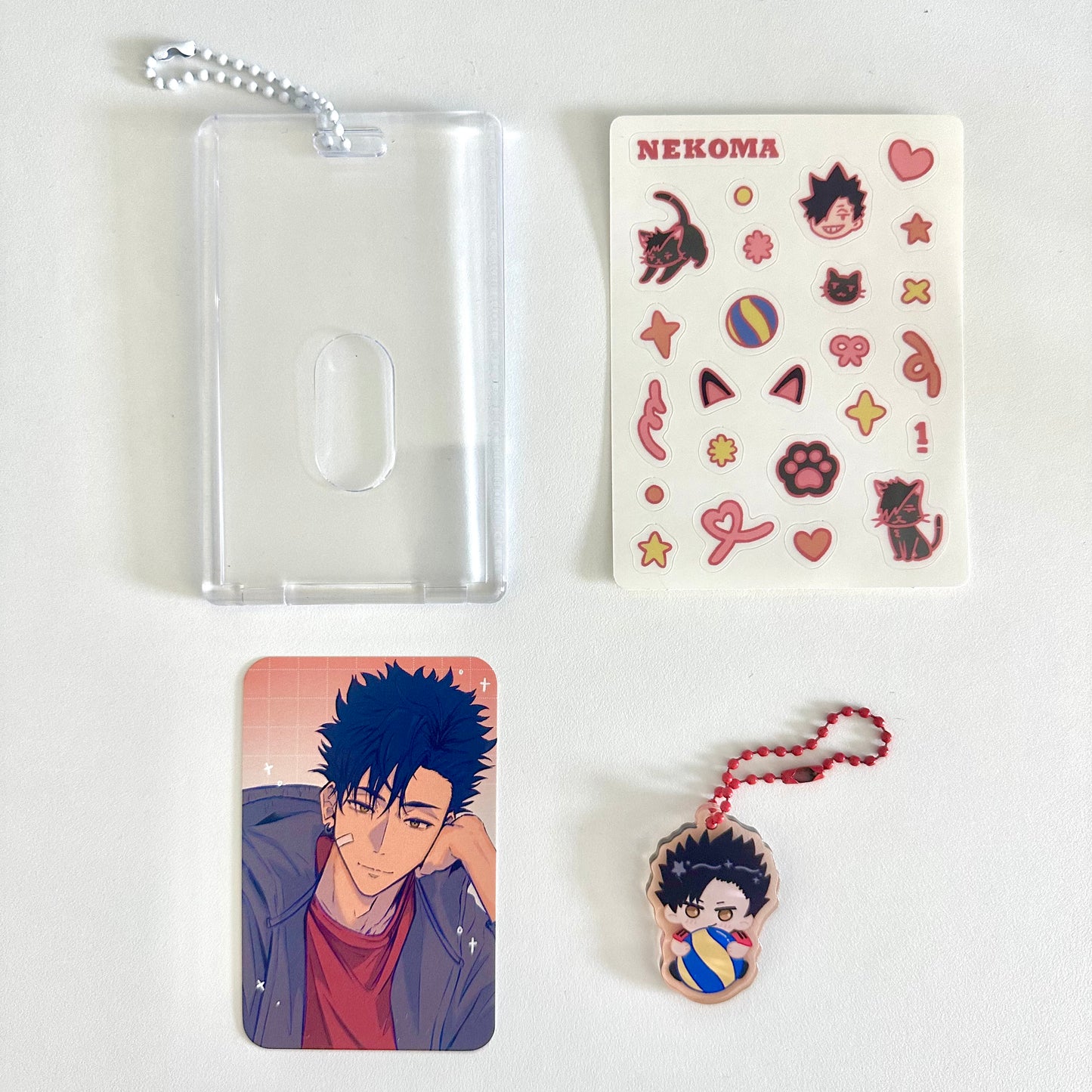 Haikyuu Sports Photocard Charm