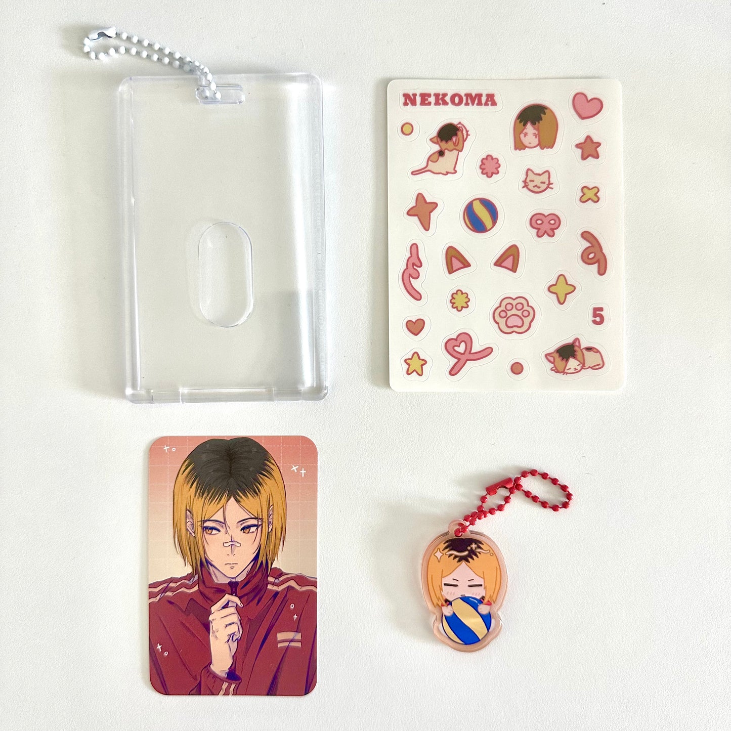 Haikyuu Sports Photocard Charm