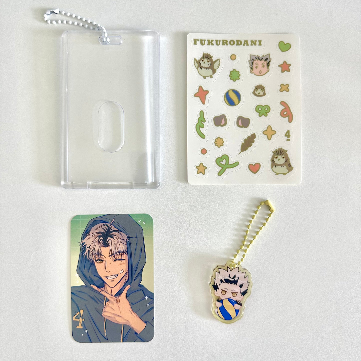 Haikyuu Sports Photocard Charm