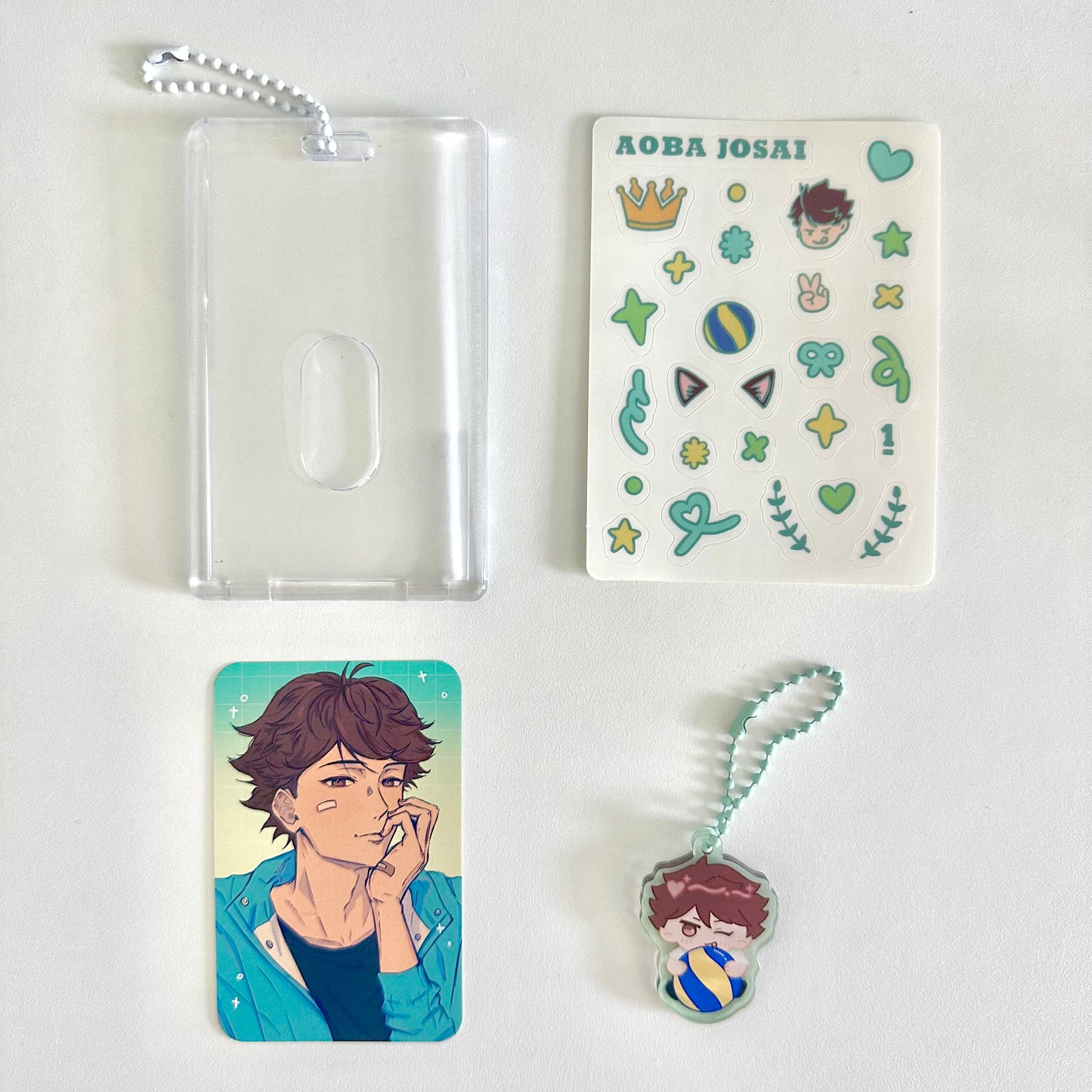 Haikyuu Sports Photocard Charm