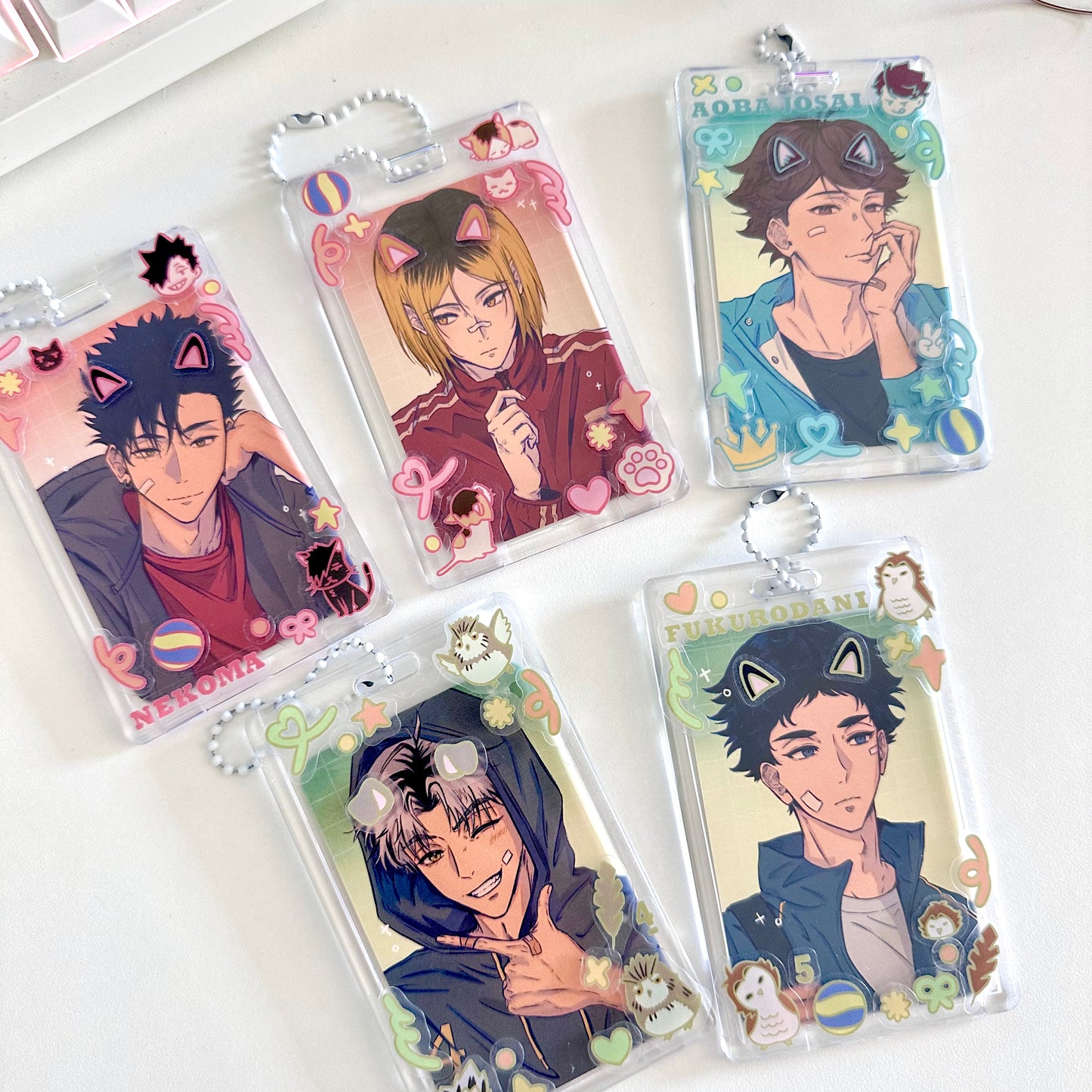 Haikyuu Sports Photocard Charm