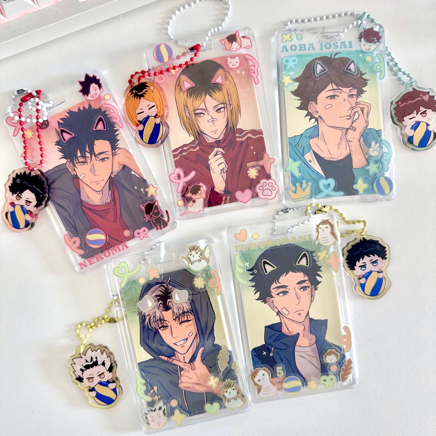Haikyuu Sports Photocard Charm