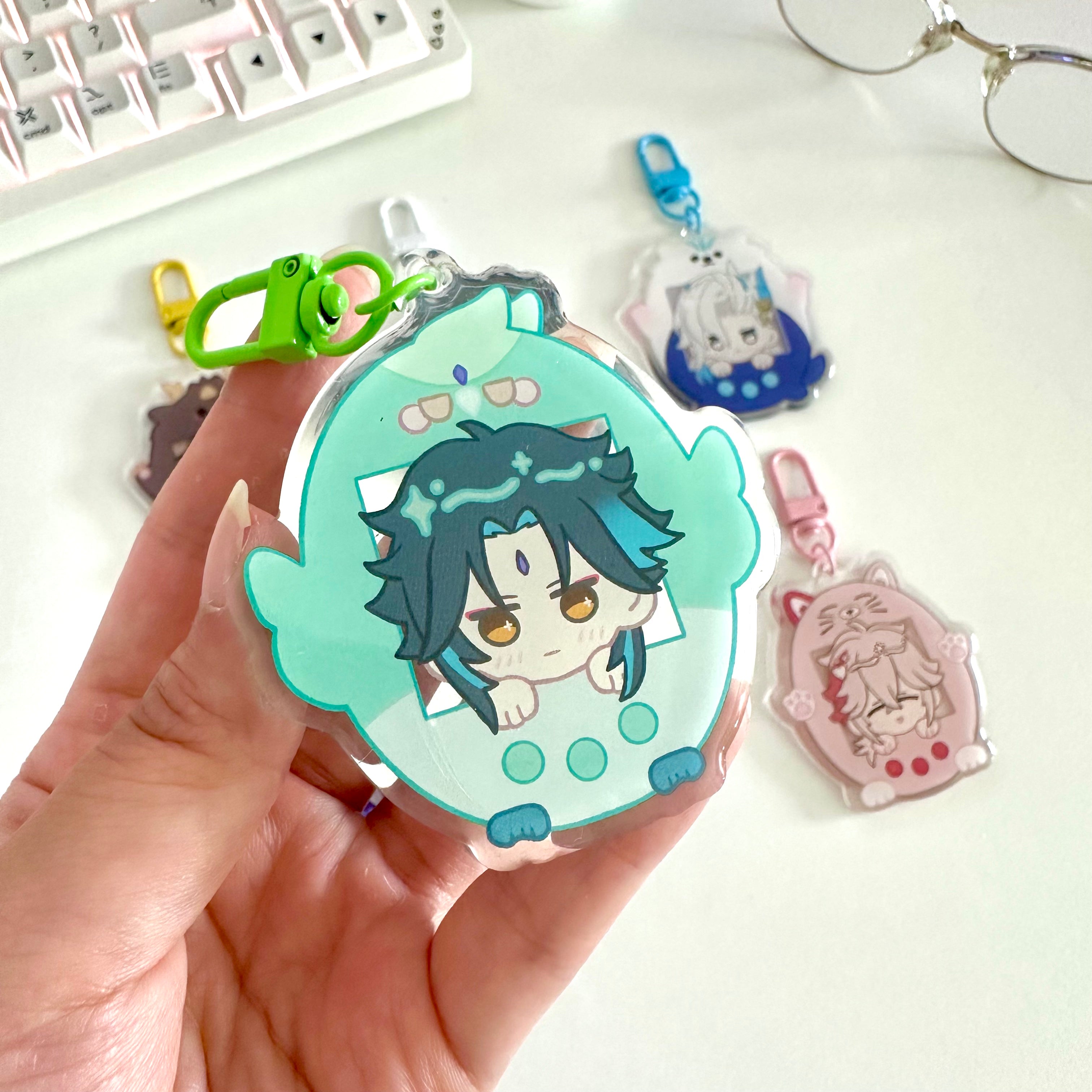 Genshin Tamagotchi Keychain – Aechungg