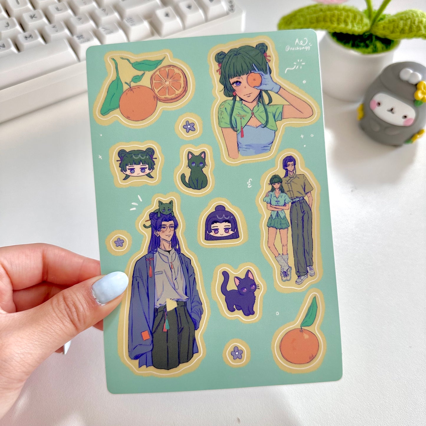 Citrus Bloom Sticker Sheet