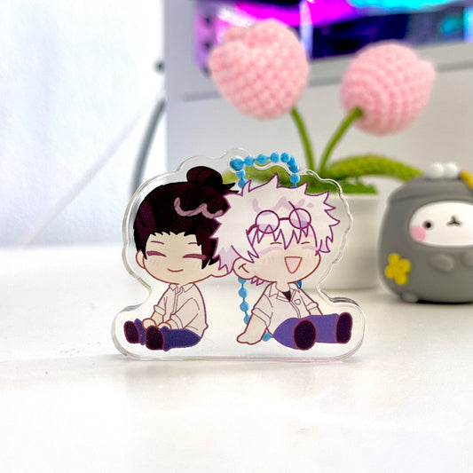 Blue Spring Acrylic Block/Keychain