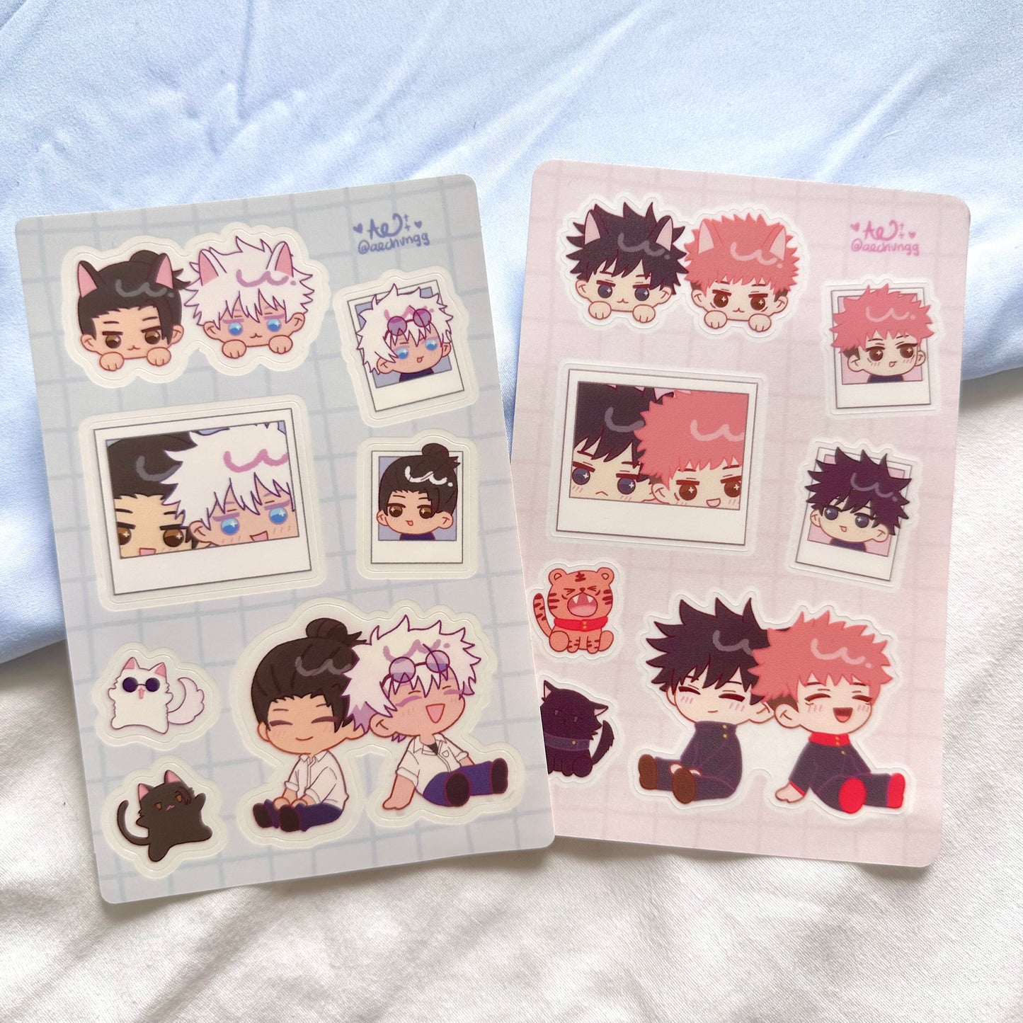 Highschool JJK Clear Sticker Sheet