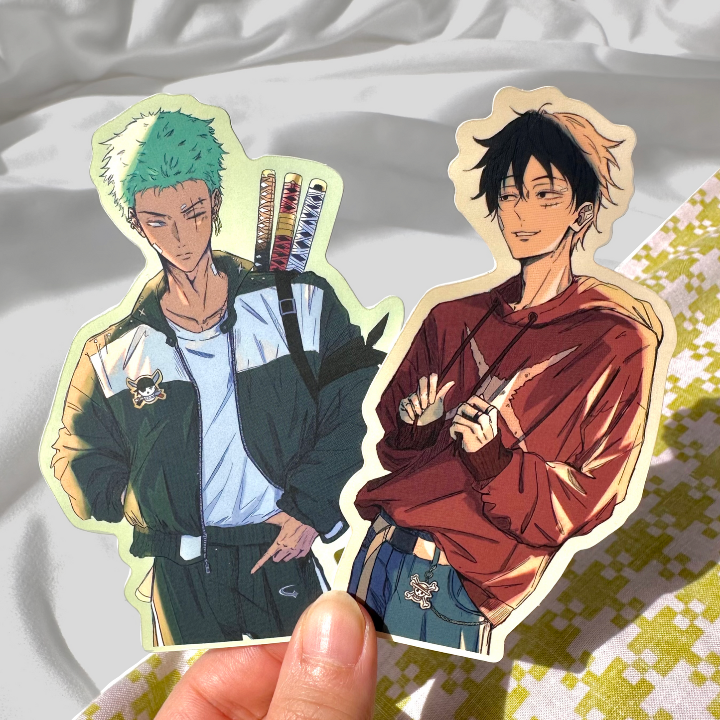 Zoro & Luffy Stickers